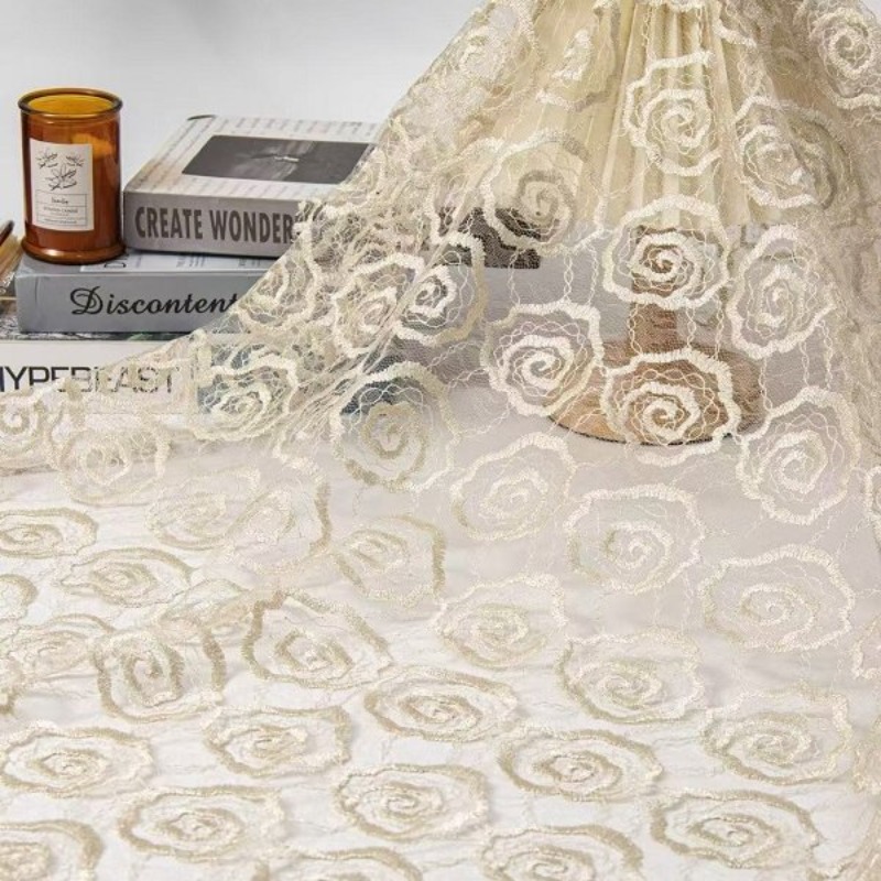 Embroidered Tulle Lace Trim Fa - đánh giá và giá Lace Dress
