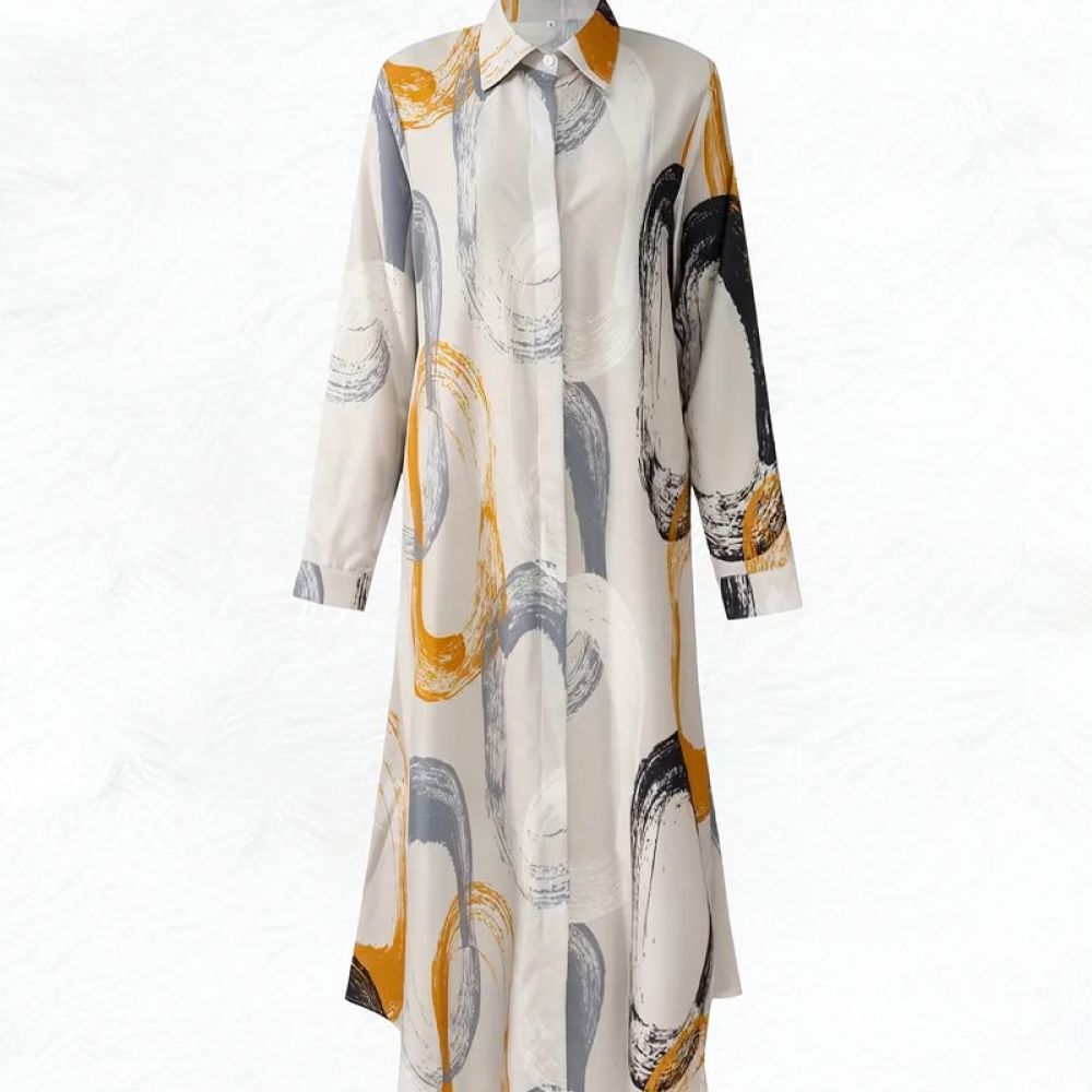 Women Casual A Line Dress V Ne - đánh giá và giá Midi Dress