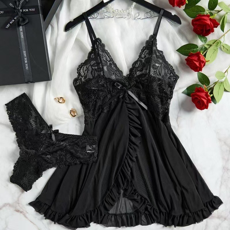 Sexy Nightwear Women's Europea - đánh giá và giá Lace Dress