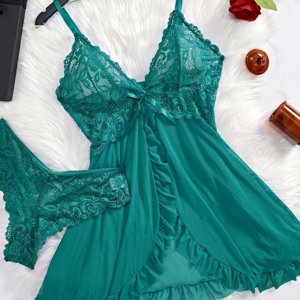Sexy Nightwear Women's Europea - đánh giá và giá Lace Dress