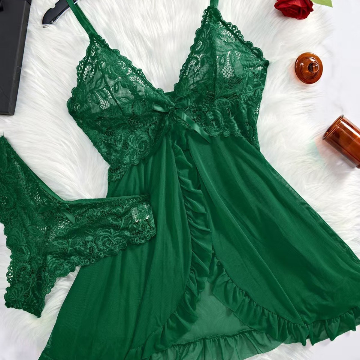 Sexy Nightwear Women's Europea - đánh giá và giá Lace Dress